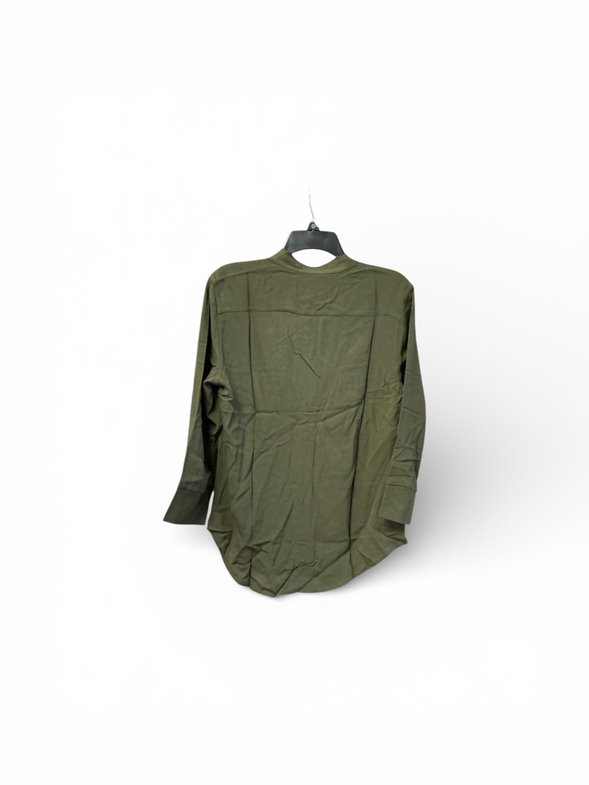 Kenneth Cole New York Women’s Utility Blouse Army Green Button Shirt NWT