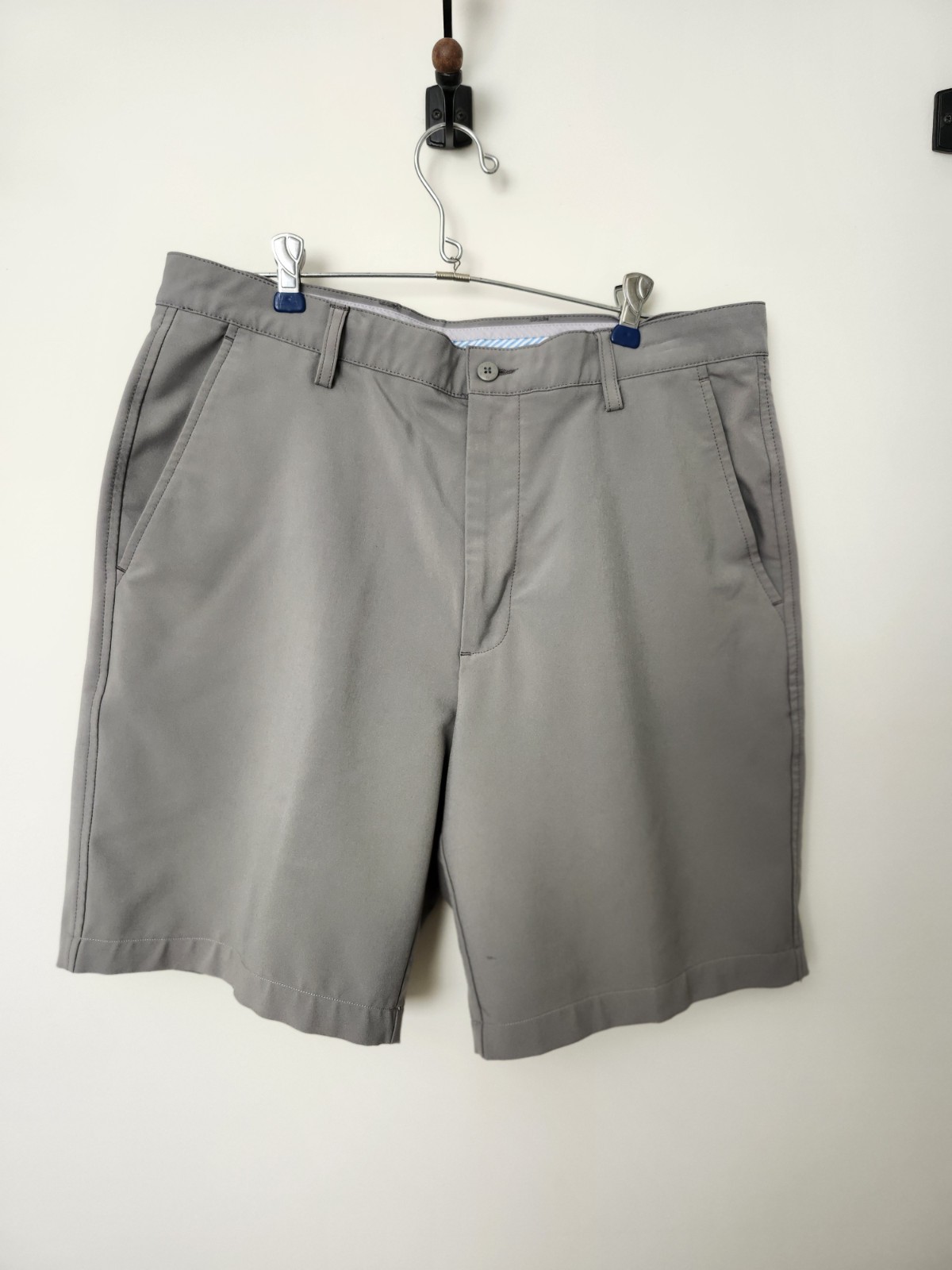 FootJoy Golf Shorts Mens 34 Black Performance Stretch Lightweight FJ Flat Front