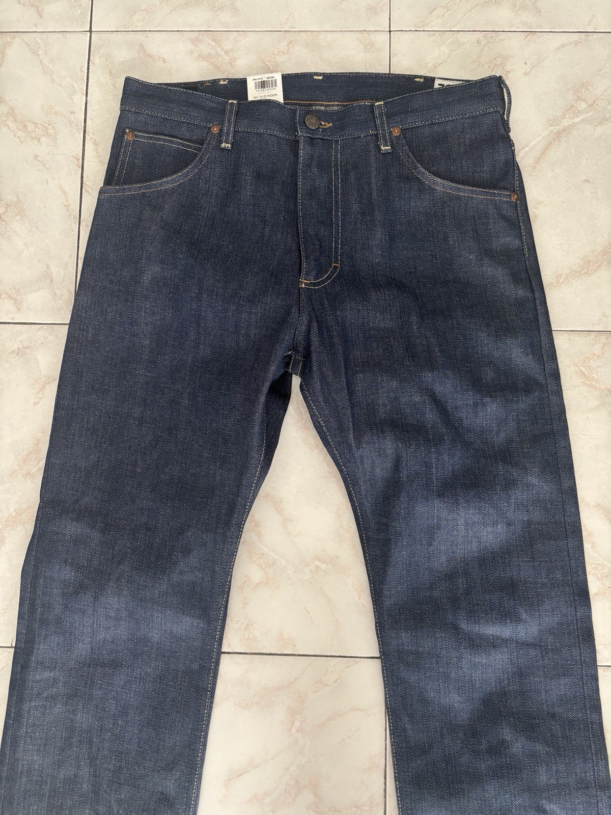 LEE Jeans 101 Japan Sanforized Selvedge Denim Made in Italy Men’s Size 36×32