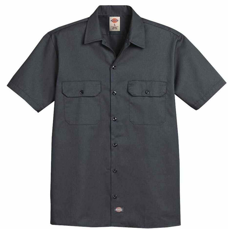 Dickies Men’s Size S-2XL 3XL 4XL 5XL Short Sleeve Work Shirt Shop Mechanics 1574