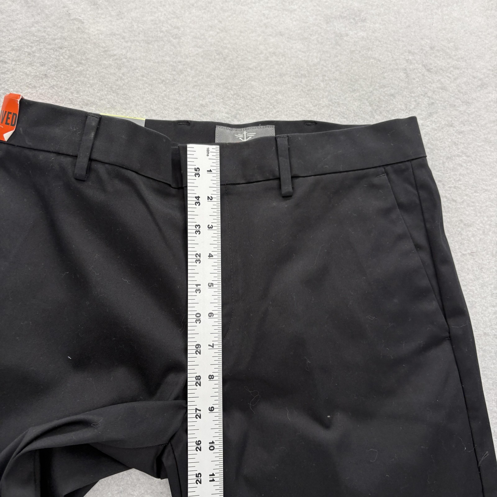 Dockers Iron Free Khaki Pants Mens 30×29 Black Straight Stretch Wrinkle Free NWT