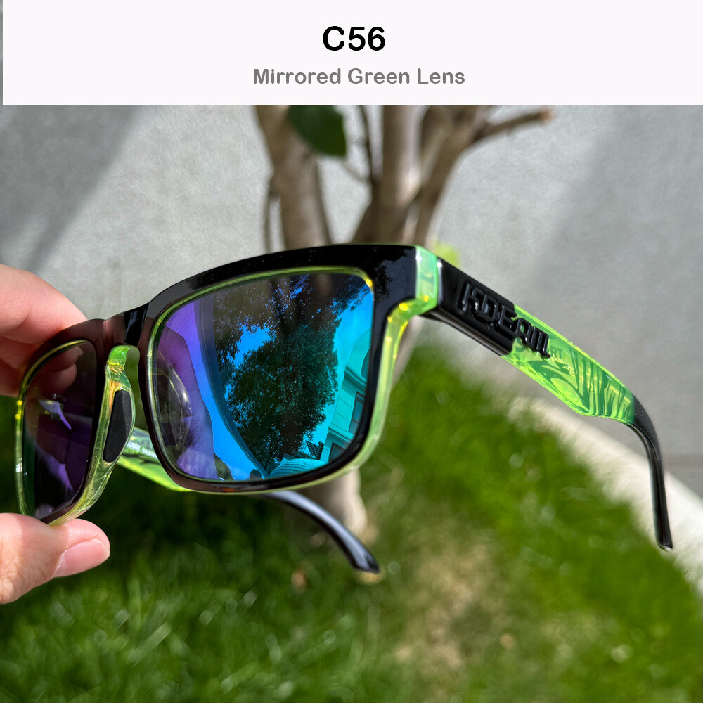KDEAM Square Polarized Sunglasses Men’s Women Sports Driving UV400 Shade Glasses