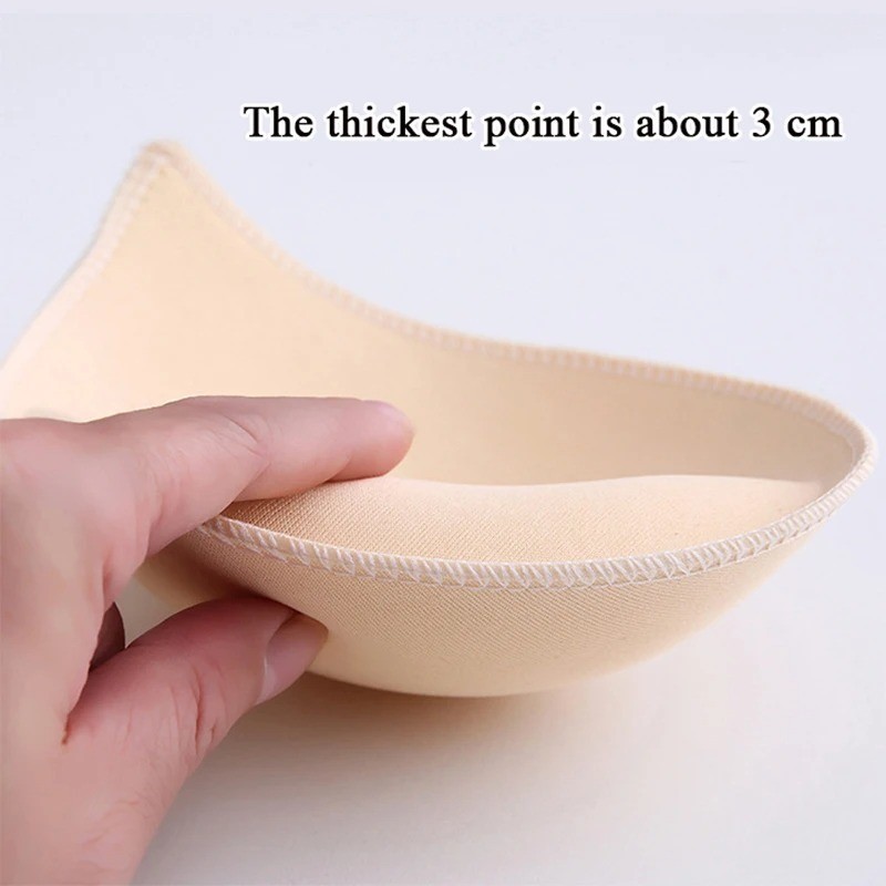 Sponge Foam Bra Pads Breast Forms Inserts Enhancerments Push Up Bikini Swimsuit↗