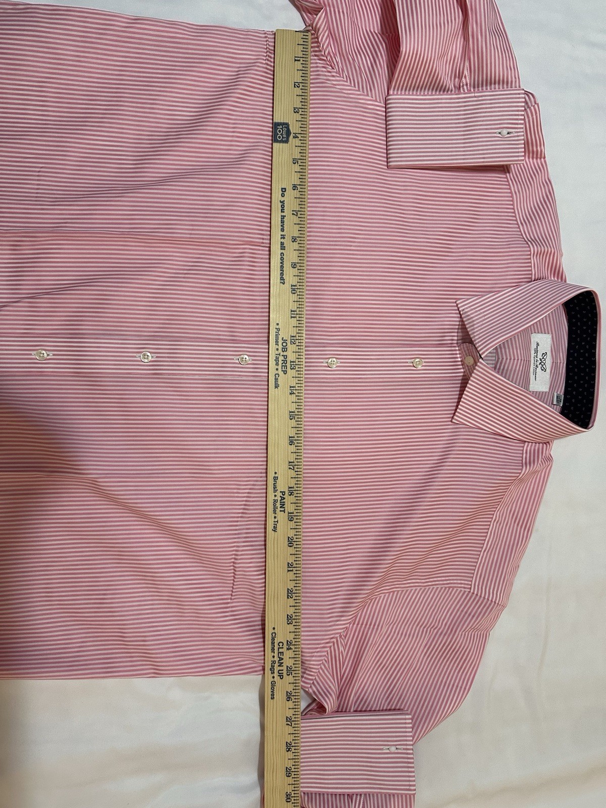 NWOTs Business to Business Men’s Dress Shirt 45-17 3/4-36/37 Long Sleeve Striped