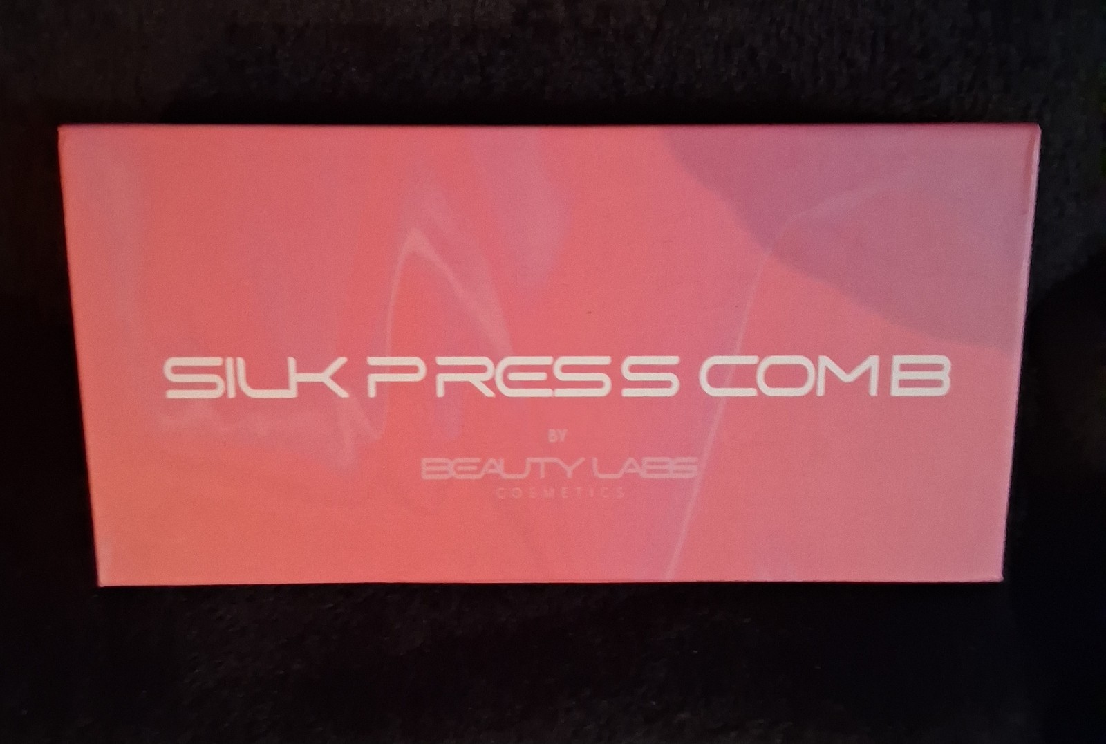 Beauty Labs Cosmetics Silk Press Comb Black Carbon Fiber Heat Resistant
