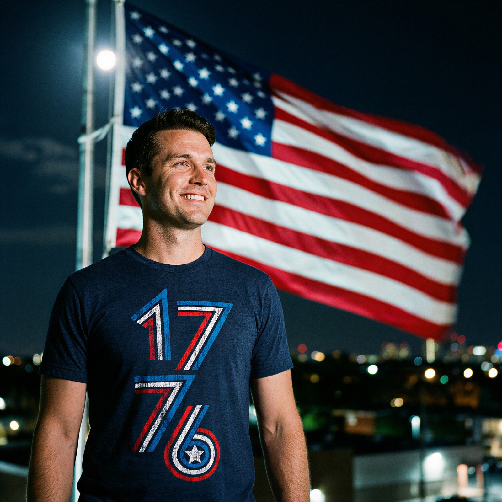 Mens 1776 Stripes Funny T Shirt Awesome Fourth Of July Graphic Tee for Men
