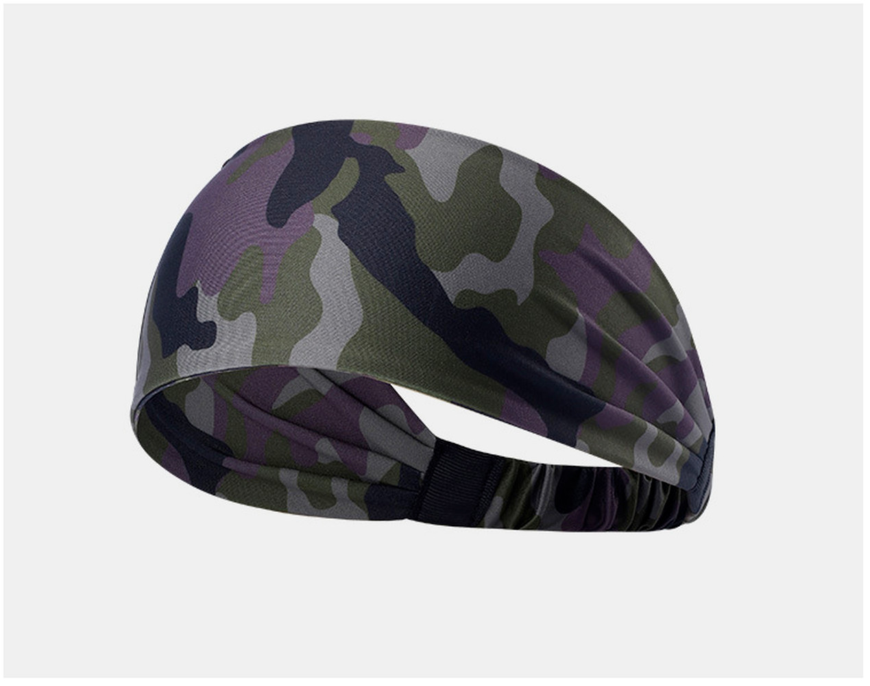 Non Slip Elastic Wide Headband Yoga Running Workout Hair Band Women Men Headwear