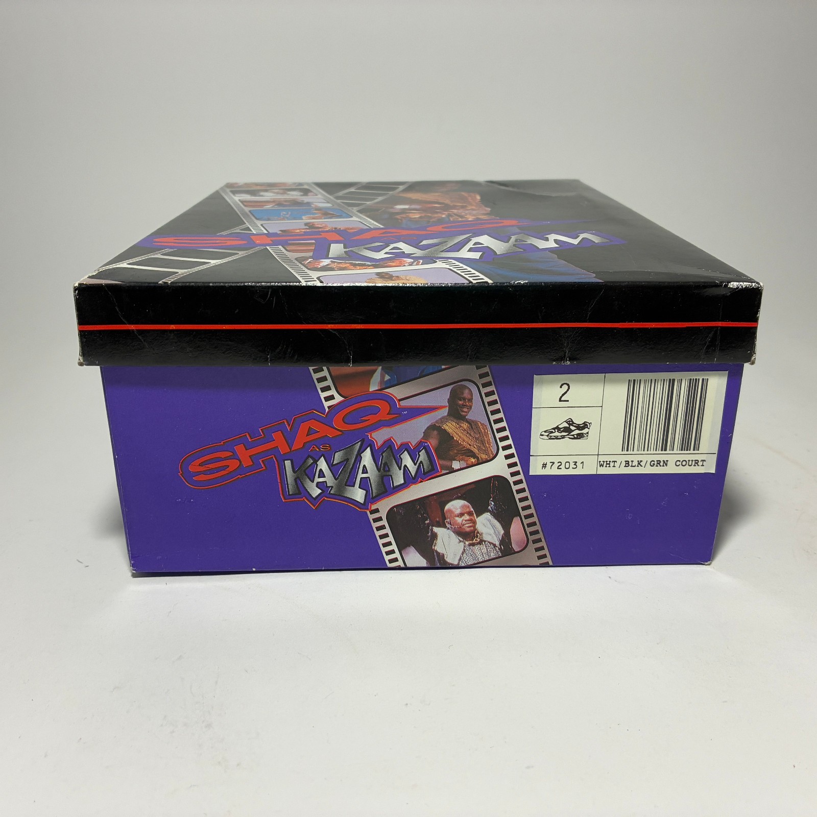 Shaq as Kazaam Show Box – 1996 KidsNATION – EMPTY BOX – no shoes