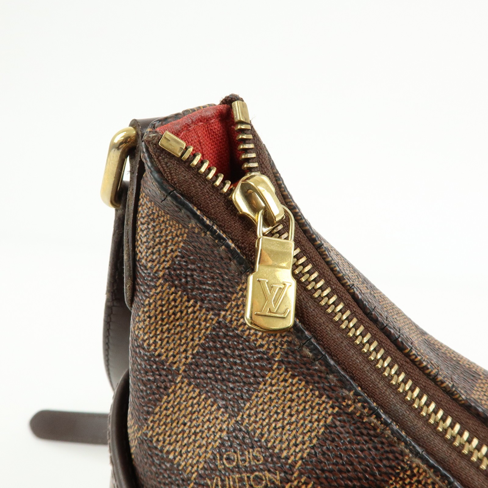 Louis Vuitton Damier Bloomsbury PM Shoulder Bag Brown N42251 Authentic Used F/S