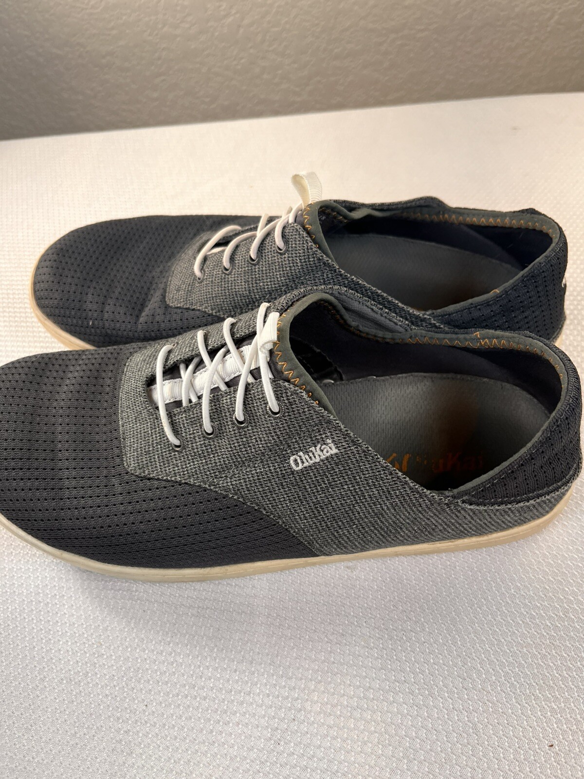 Olukai Nohea Moku Men’s Sneakers 10283-6C6C Dark Shadow Brand New