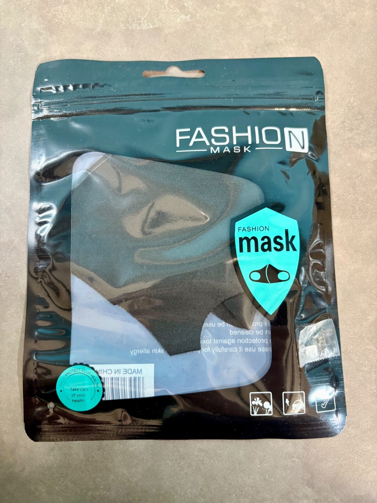 Fashion 3D Fashion Mask – Black