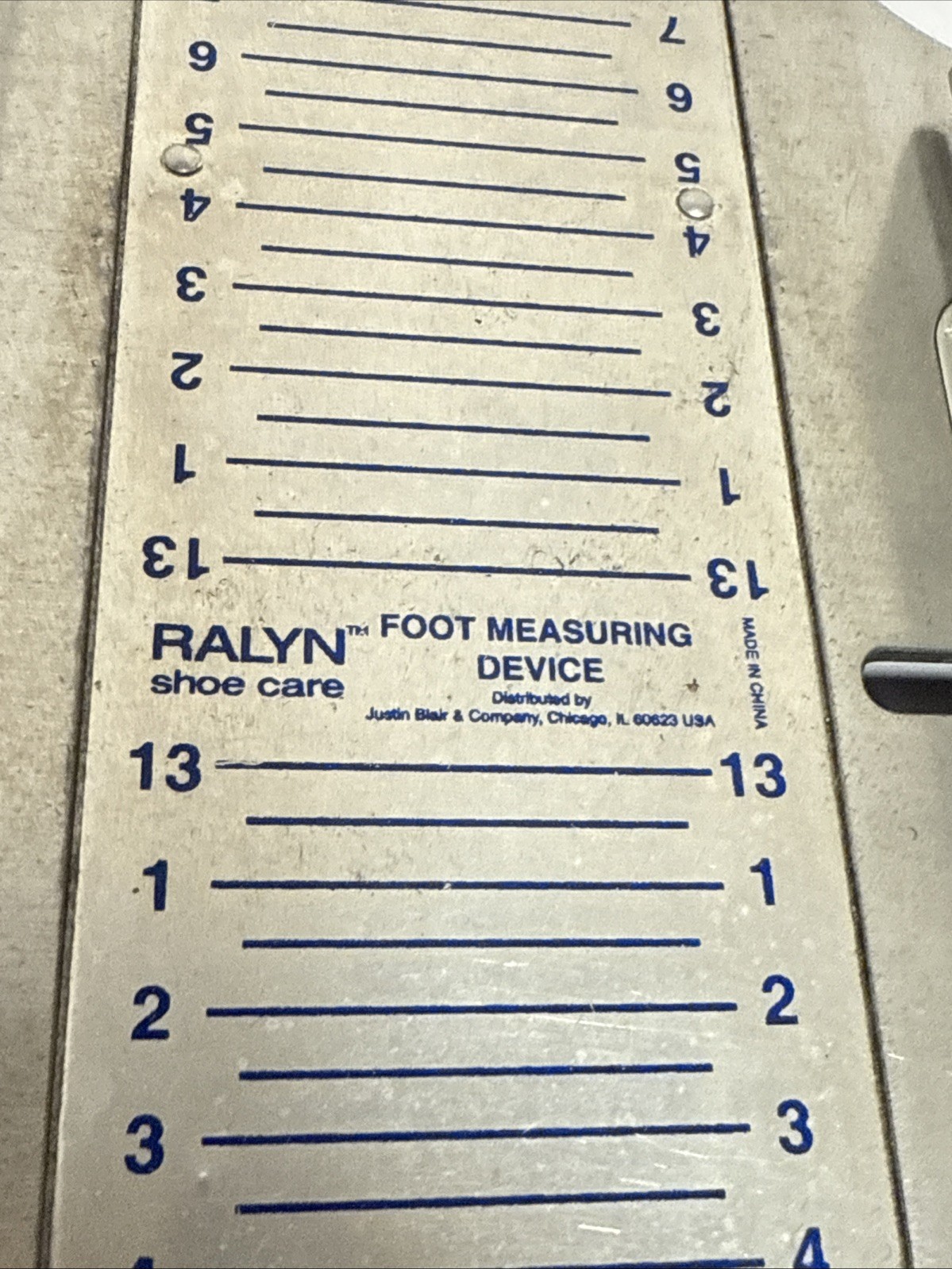 Vintage Ralyn Foot Measuring Device /Read