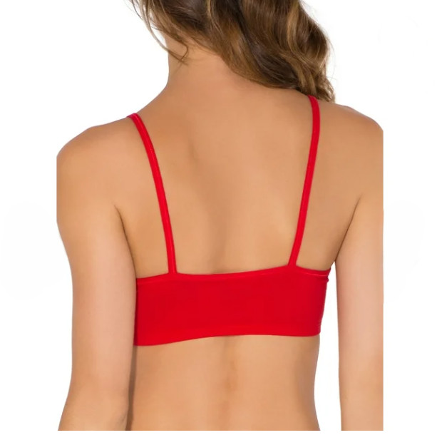 Fruit of The Loom Women’s Spaghetti Strap Cotton Pull Over 3 Pack Sports Bra