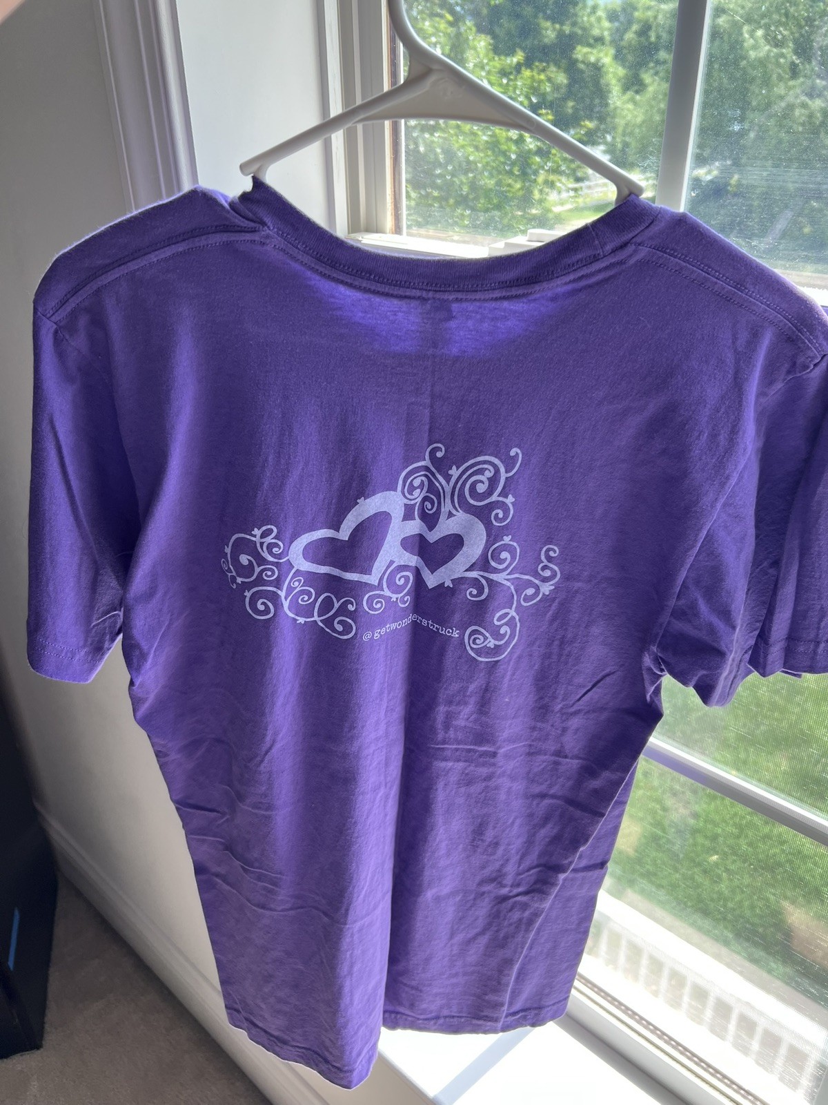Taylor Swift Wonderstruck Shirt Womens Medium Purple Promo Swifty Y2K
