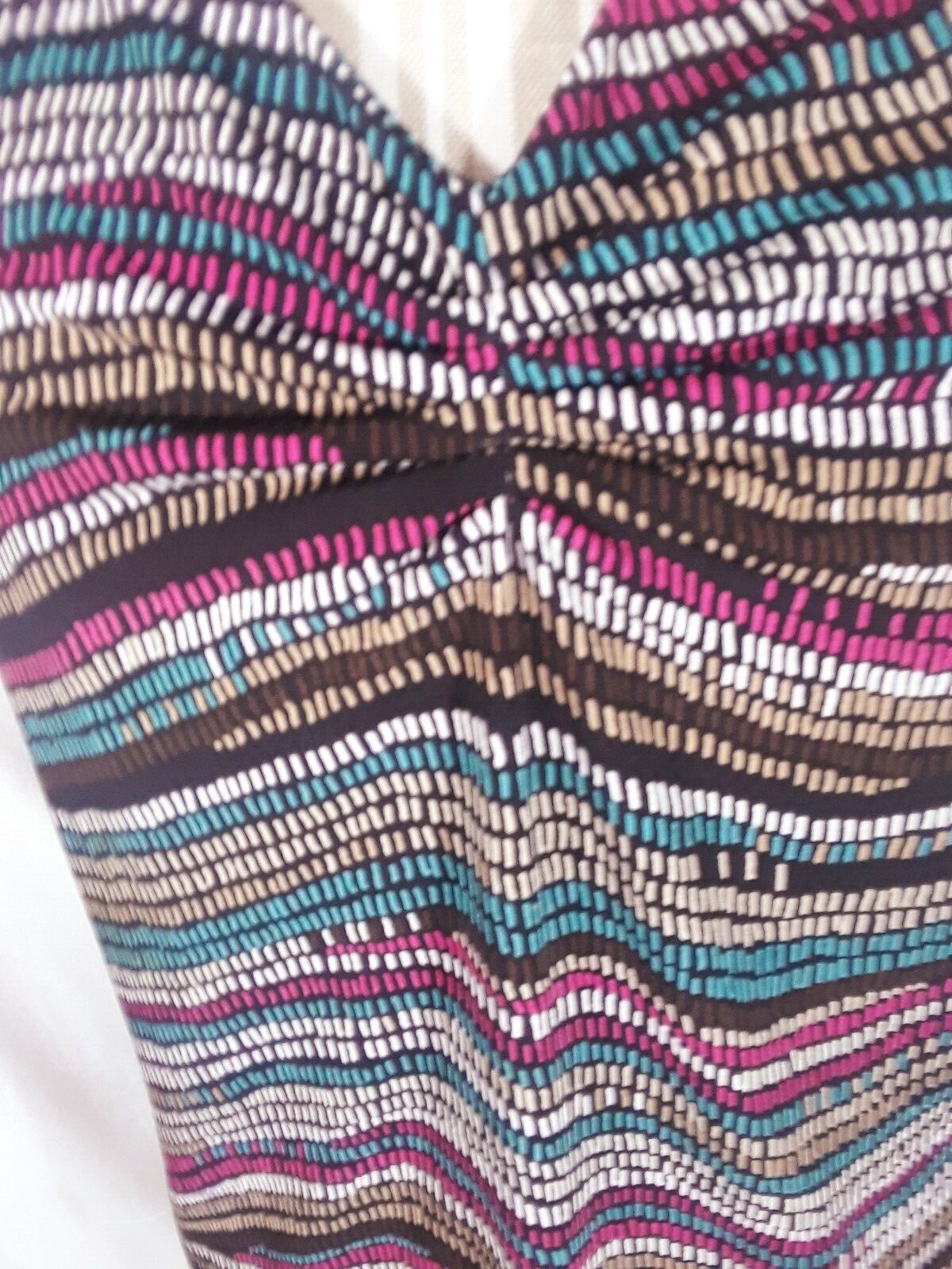 TA 1-23 GEORGE Stretch multicolor XL ladies short sleeve top