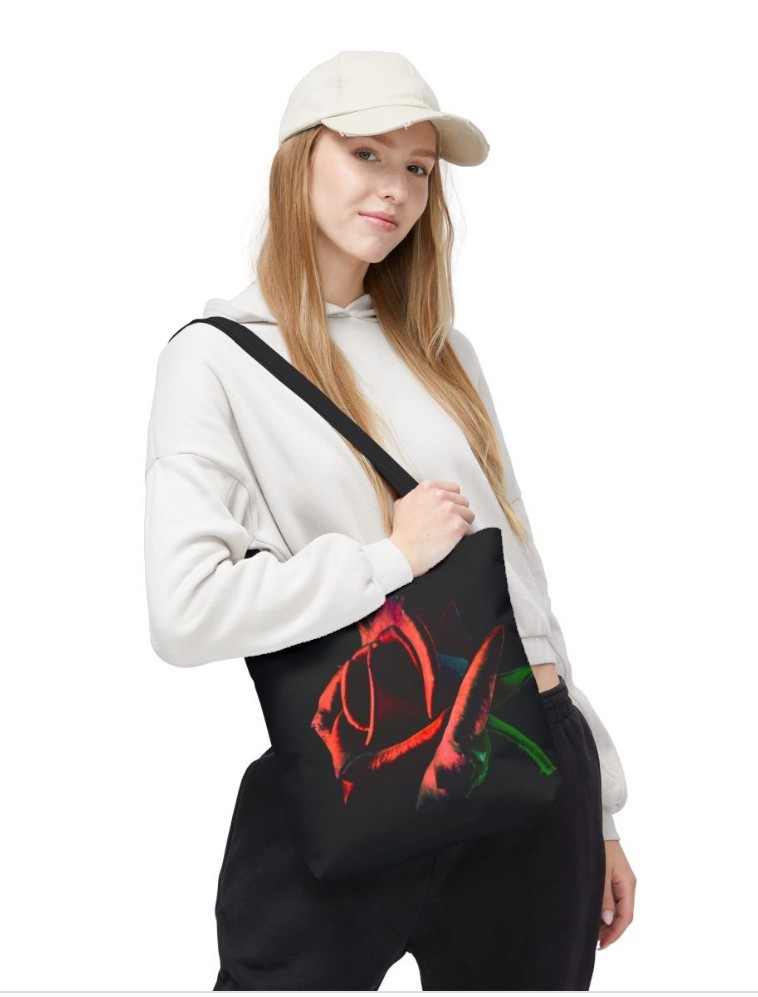 Tote Bag AOP Red Rose