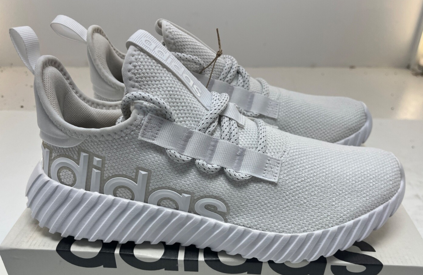 ADIDAS Men’s Kaptir 3.0 White Running shoe Style IF7317 NWD Free Shipping