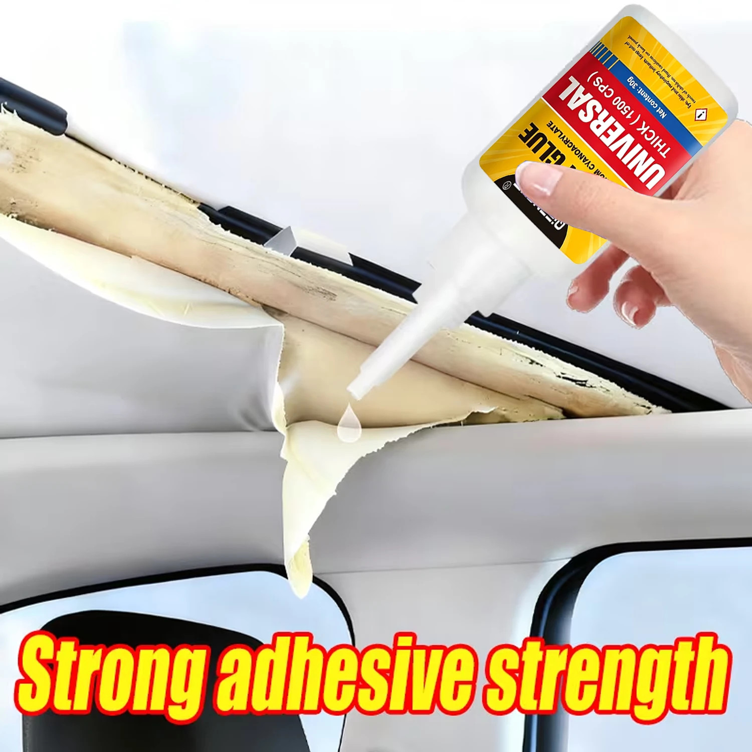 Super Shoe Glue, Professional Grade Repair Adhesive for Sneakers, Boots, Heels &