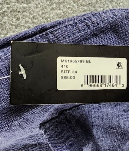 The Men’s Store at Bloomingdale’s Solid Linen 7″ Shorts Men’s 34 Navy Pull On