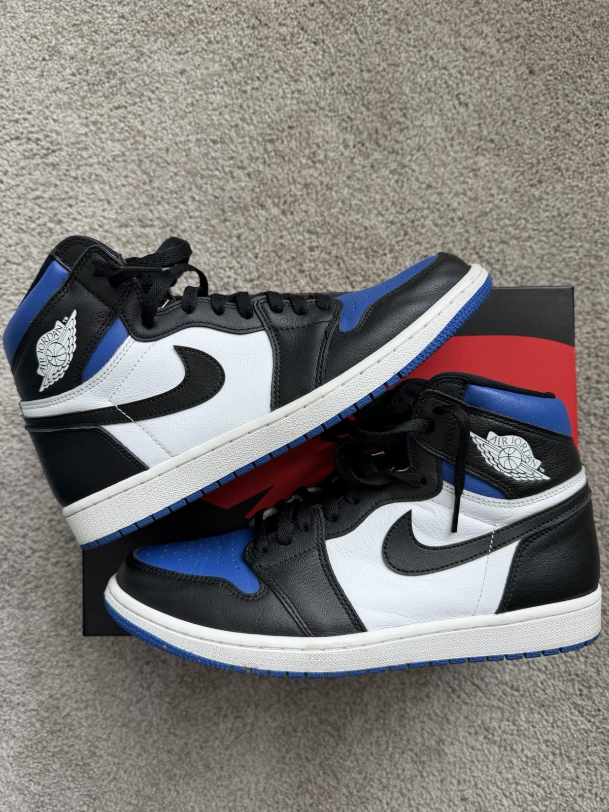 Jordan Air Jordan 1 Retro High OG Royal Toe Black/White/Game Royal 555088-041