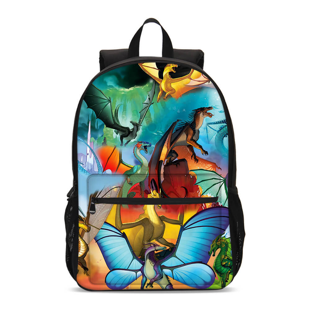 Wings of Fire Cartoon Kids Large School Backpacks Cooler Lunch Bag Pen Case Lot