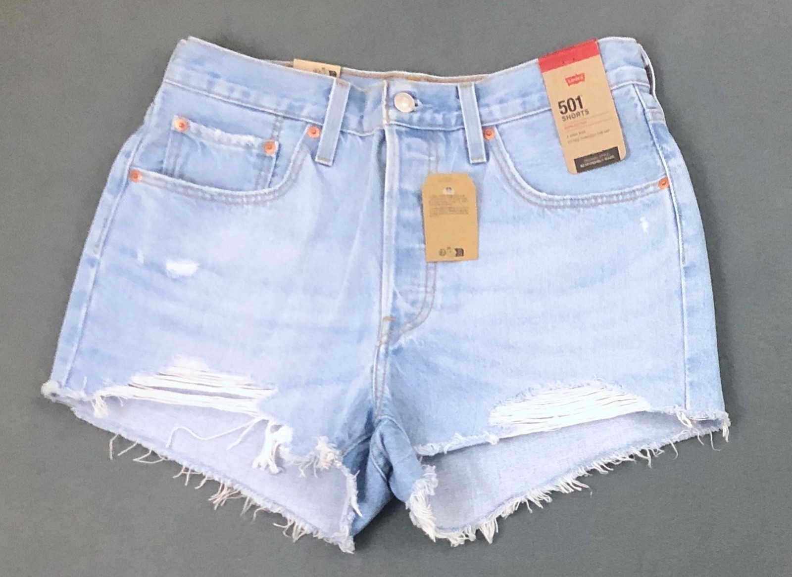 NWT Women’s Levi’s 501 Denim High Rise Cut Off Shorts – U Pick Color + Size
