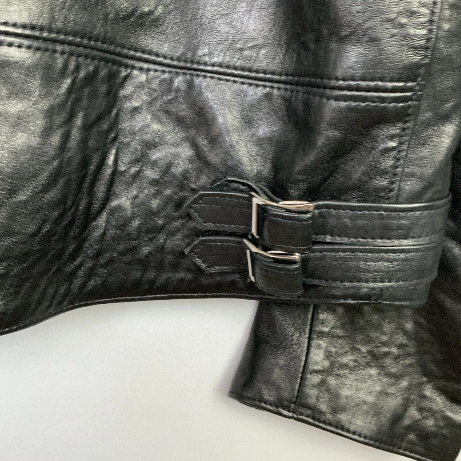 Lewis Leathers Aviakit Lightning 402 Black Leather Moto Jacket Mens 44 2XL