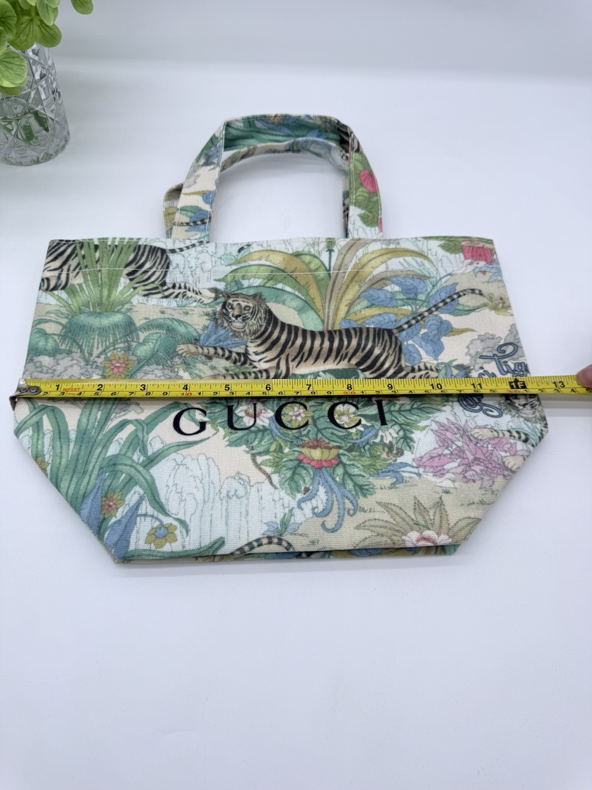 Gucci Beauty Tian Tiger Mini Canvas Tote Bag GWP