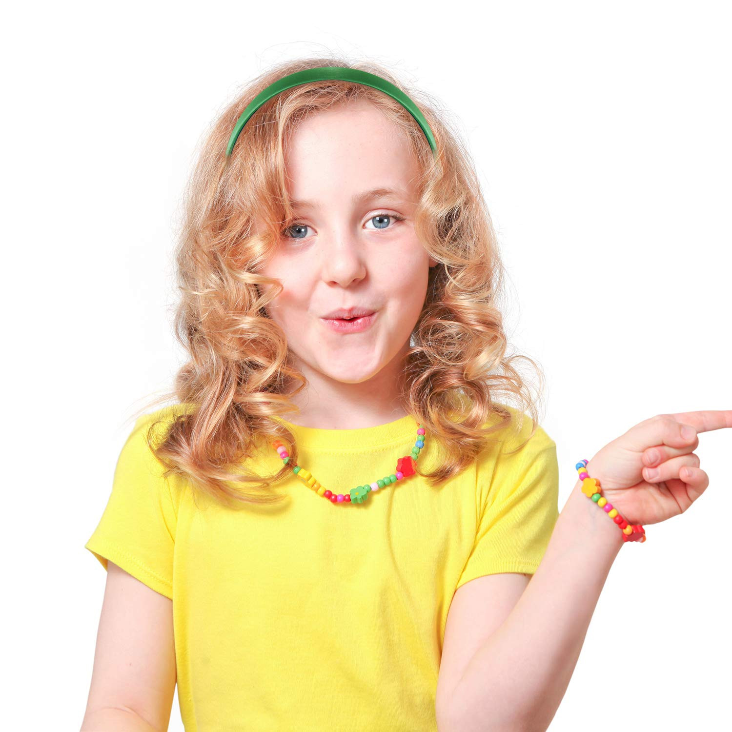 SIQUK 12 Pieces Satin Headbands 1 Inch Wide Non-Slip Headband Colorful Headbands
