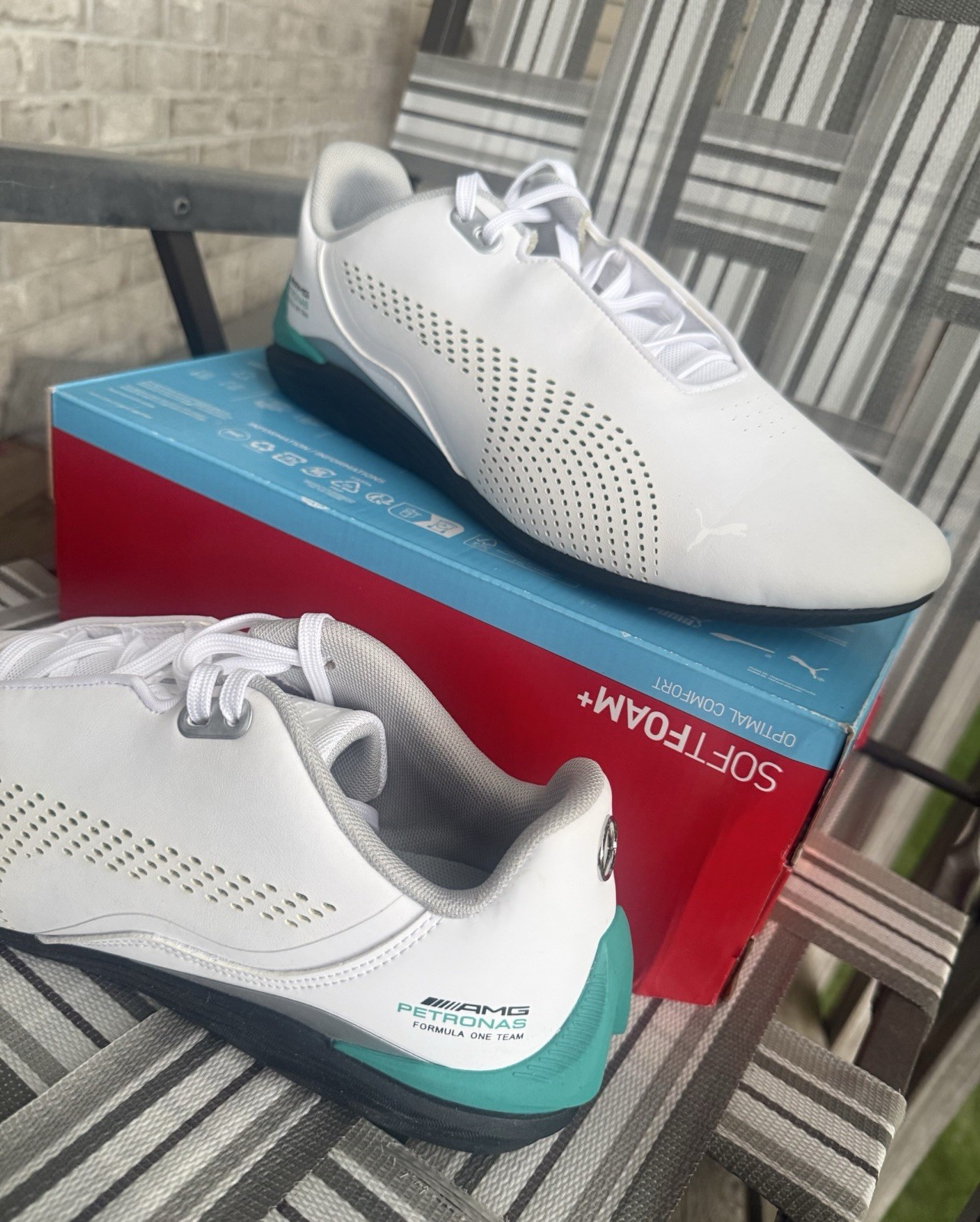 Puma Mens AMG Petronas Formula 1 Drift Cat Motorsport DECIMA Shoes Size 10, 10.5