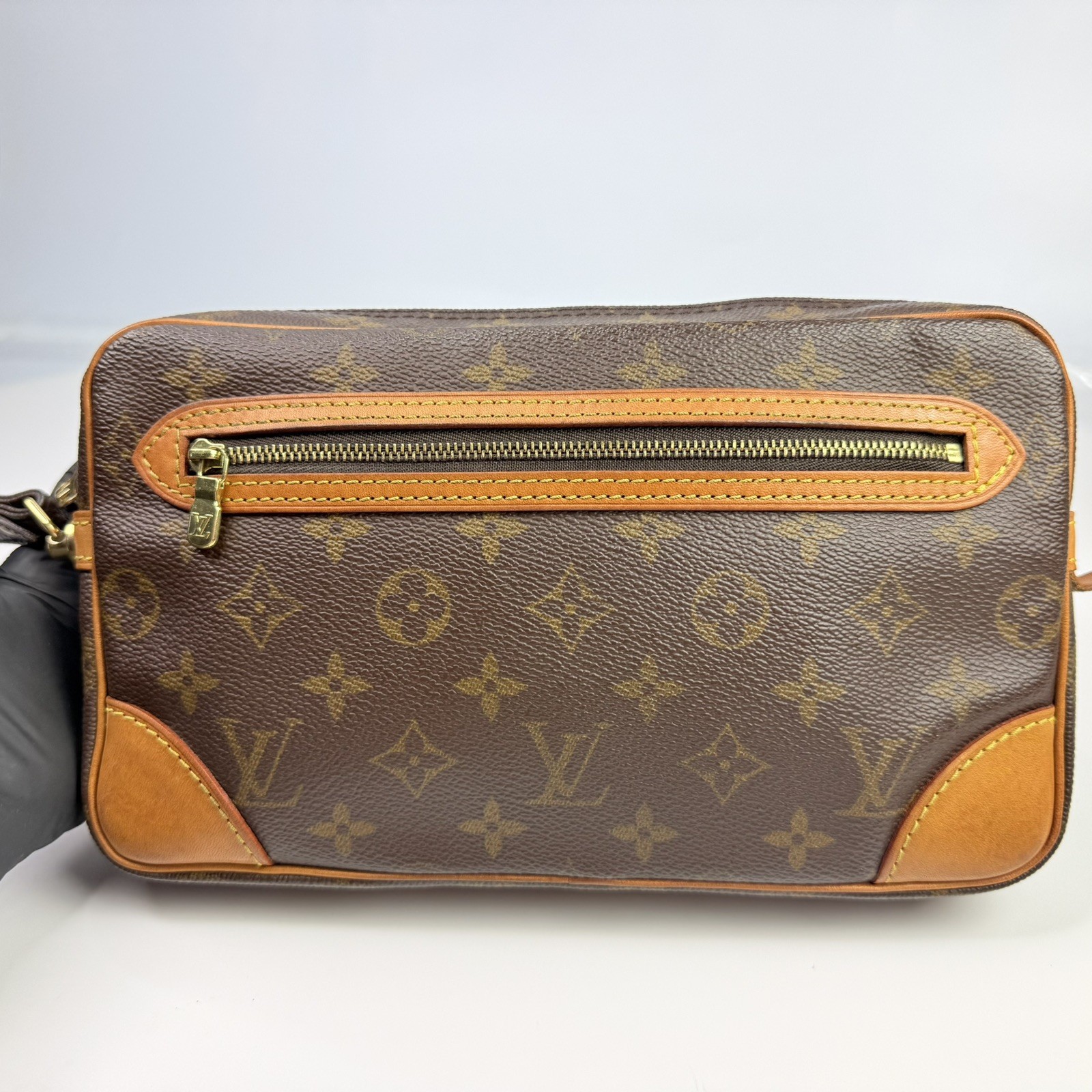 LOUIS VUITTON Marly Dragonne GM Handbag/Clutch Vintage Monogram Authentic