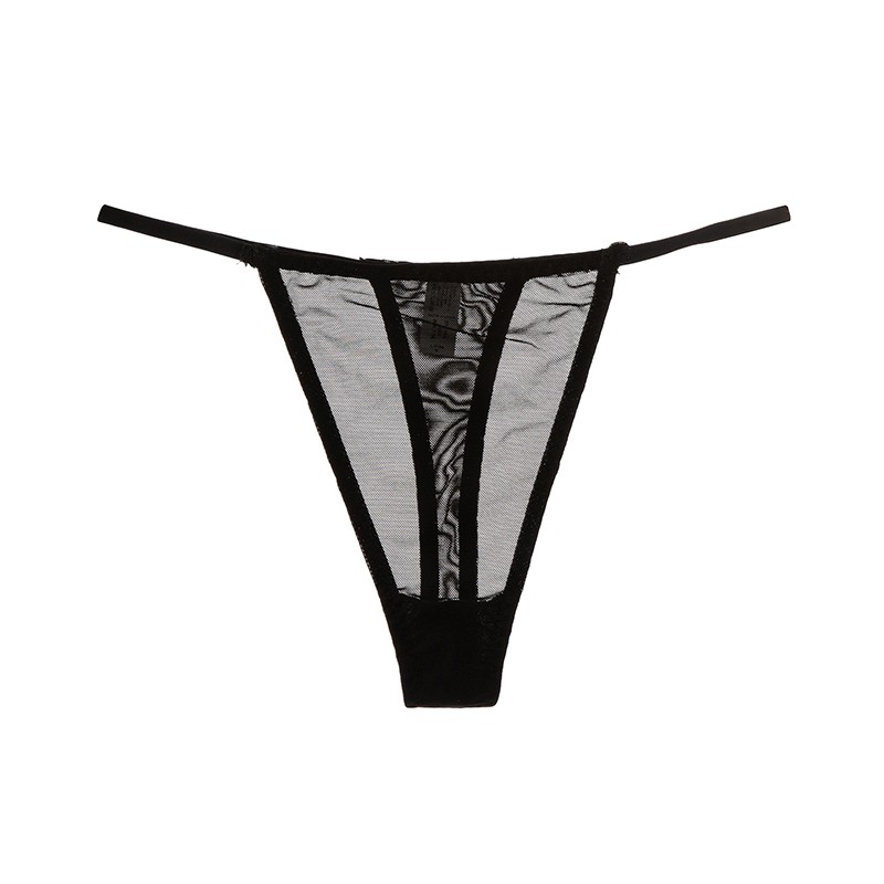 5 Pack Lot Sexy Womens Sheer Through Thongs Panties G string Briefs Underwear