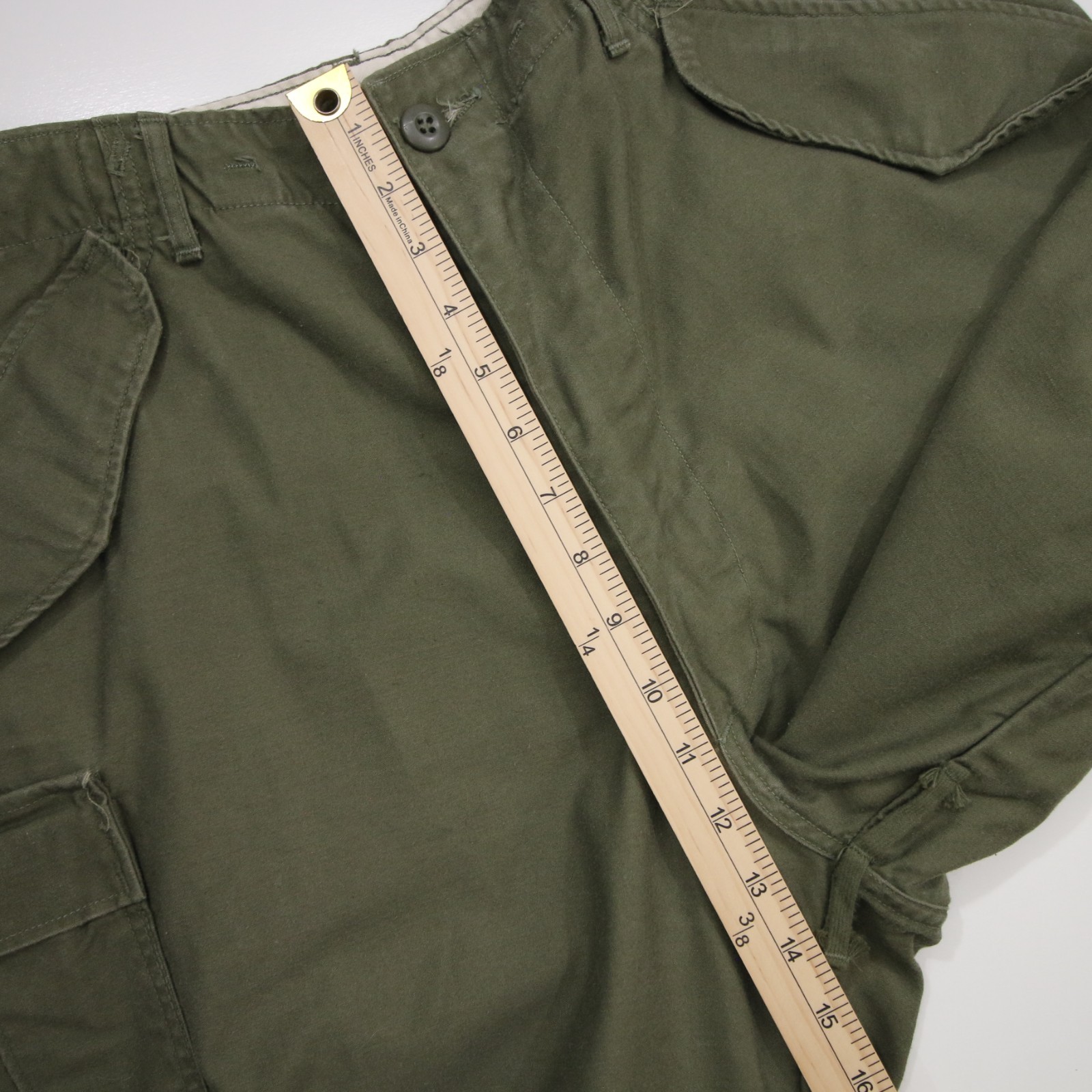 VTG Military M65 Combat Trousers US ARMY Fatigue OG-107 CARGO Field Pants M Reg