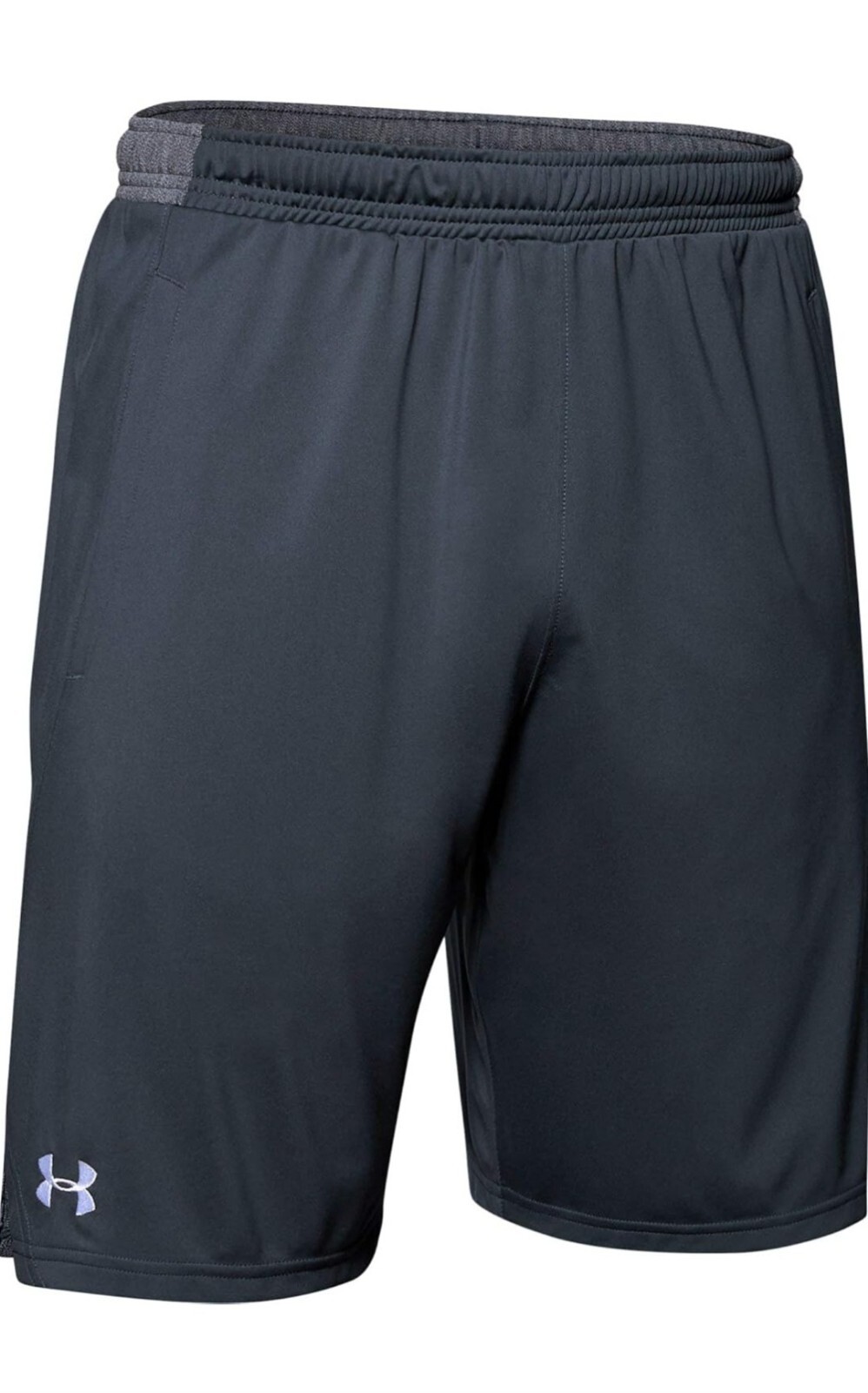 Under Armour Mens Locker 9In Pocketed XL Steel Gray Sports Workout Active