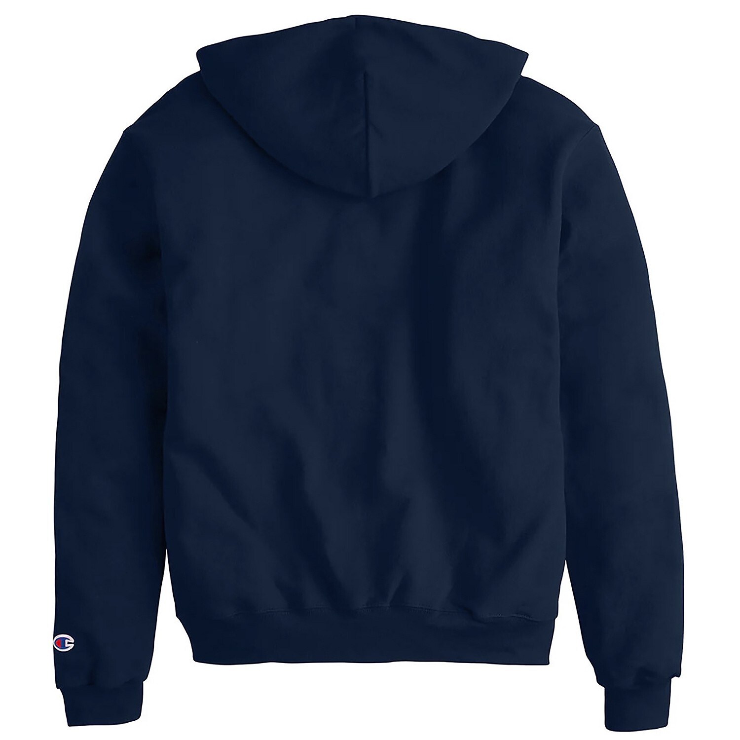 Champion Powerblend Double Dry Action Fleece Full Zip Hoodie Navy Blue Size L