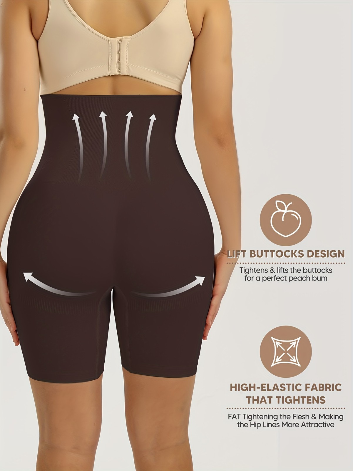 Women Tummy Control Shapewear High Waisted Body Shaper Shorts Slimming Panties