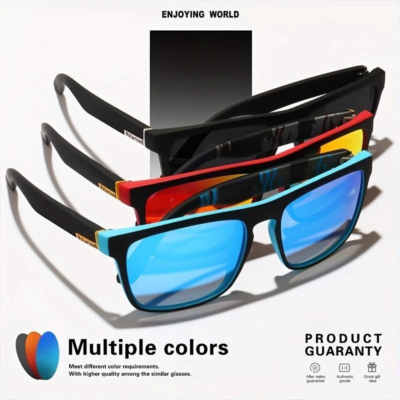 Vintage Square Polarized Sunglasses Fashion Driving Fishing Luxury Eyewear UV400