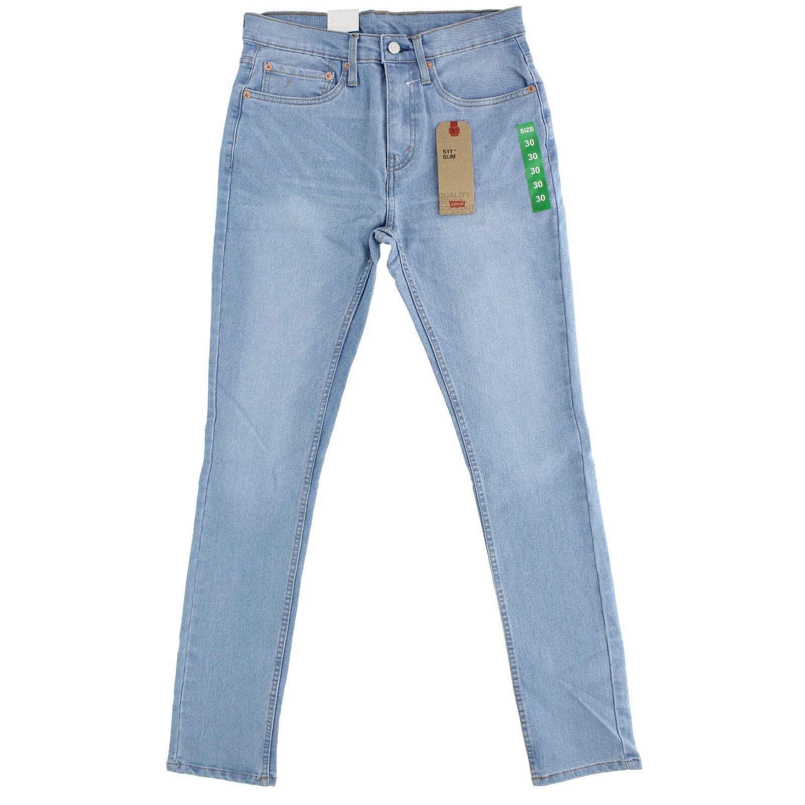 Levi’s Men’s 511 Jeans 32″ Inseam, Slim Fit Low Rise Stretch Denim Tapered Pants
