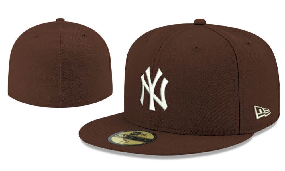 York Yankees Basic New 59fifty Fitted Hat NY Baseball Era Men’s Cap MLB Stitche