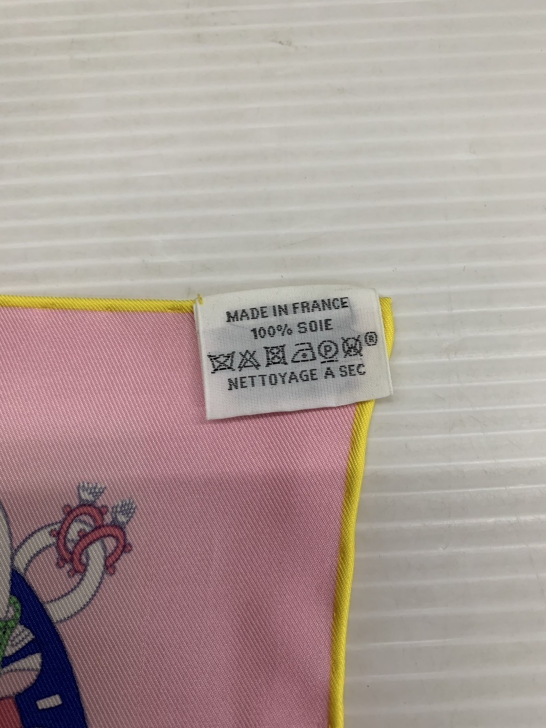 HERMES Carre 90 La Folle Parade Silk Scarf Multicolor Pattern Used