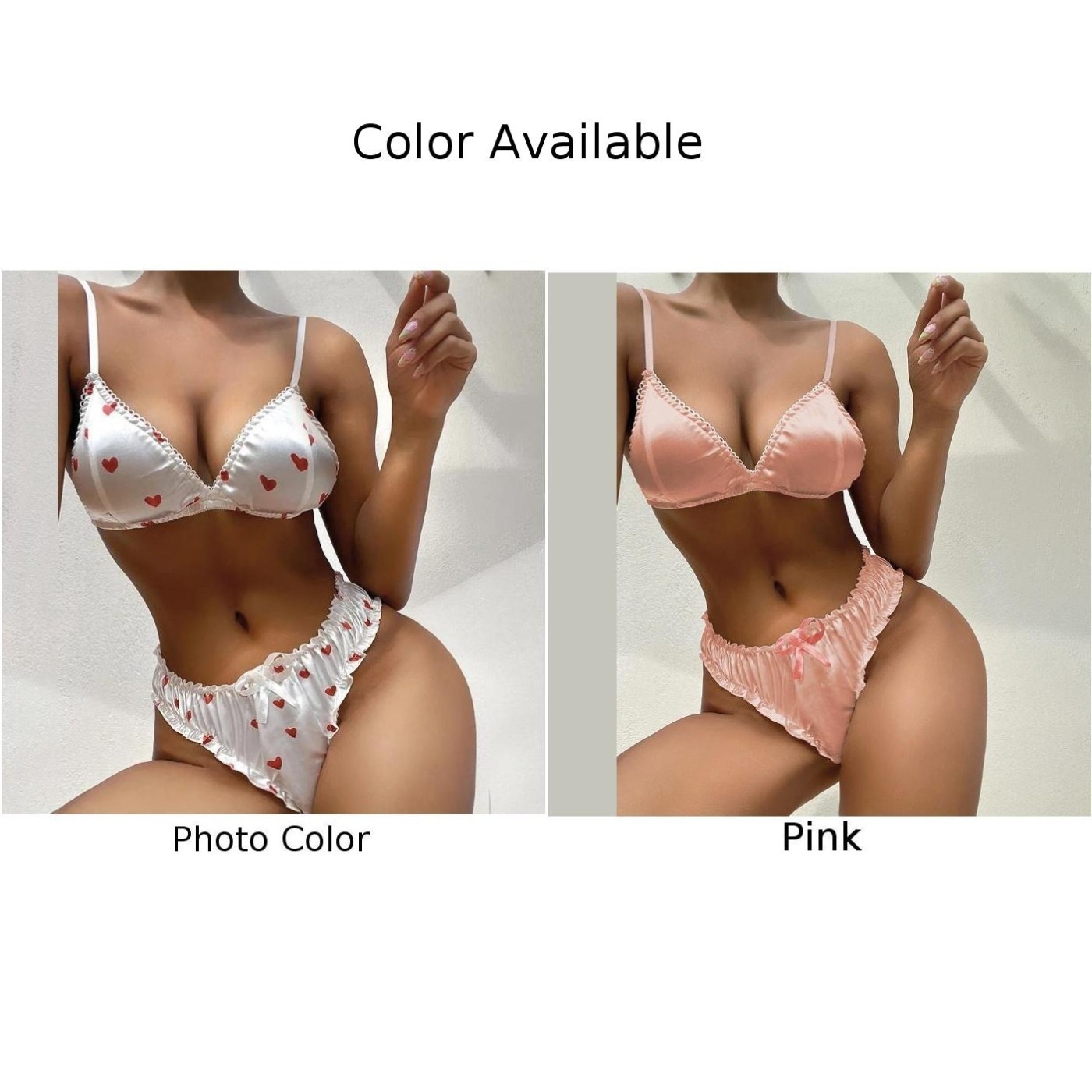 Bra Set Pajamas Cocktail Comfort Female Lingerie Pajamas Set Panties Set