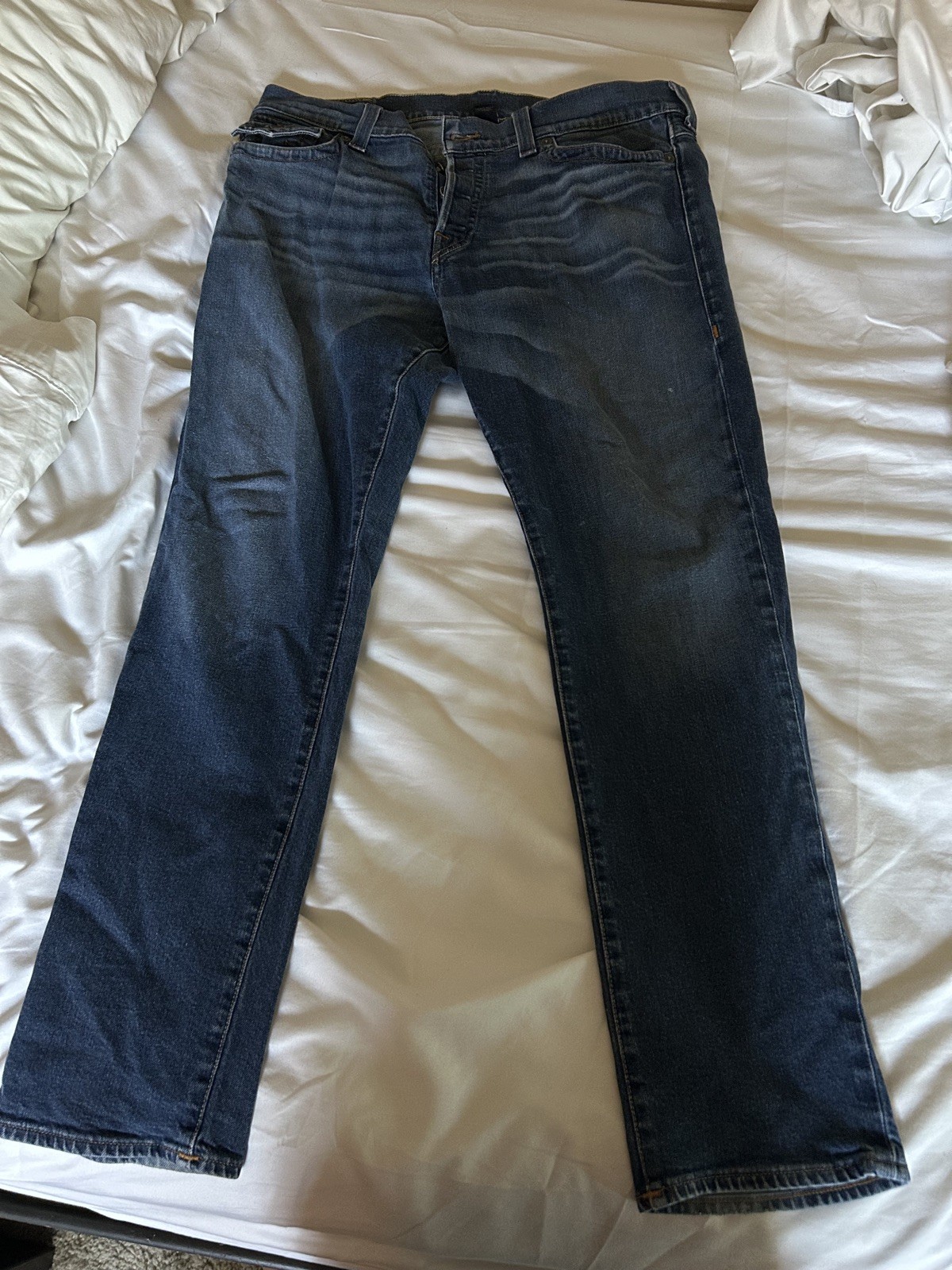 True Religion Men’s Rocco Relaxed Skinny Fit Jeans, Size 38