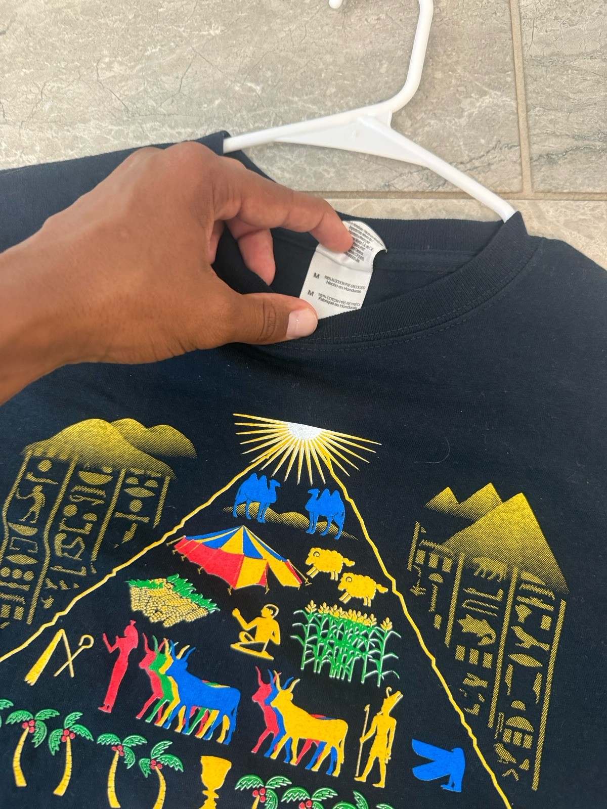 Joseph And The Amazing Technicolor Dreamcoat Graphic Tee M Gildan Ultra Cotton
