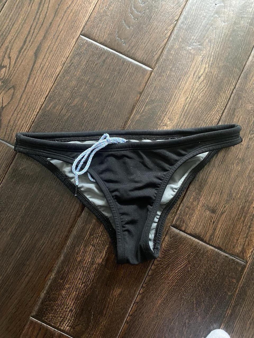JOLYN Grayson Black 2-Piece Bikini Set Spaghetti Straps Lined Adjustable S A