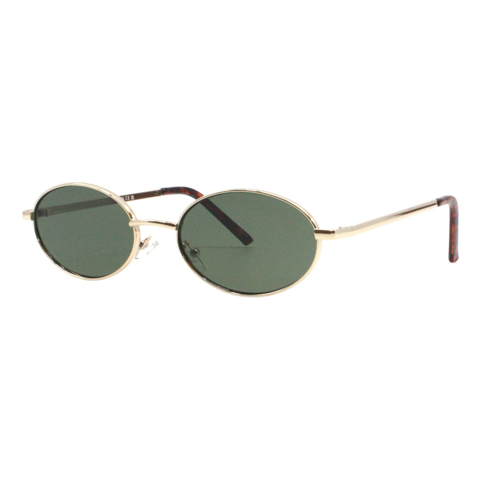Vintage Oval Sunglasses Retro Round Metal Frame UV400 Protection Unisex Shades