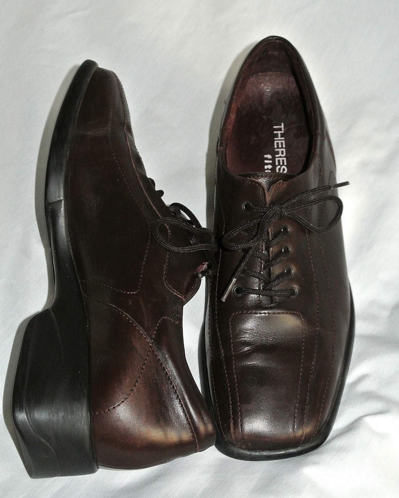 Theresia M Brown Leather Heike TPS Comfort Lace Up Shoe Oxford-6.5-7 US-4.5 EU