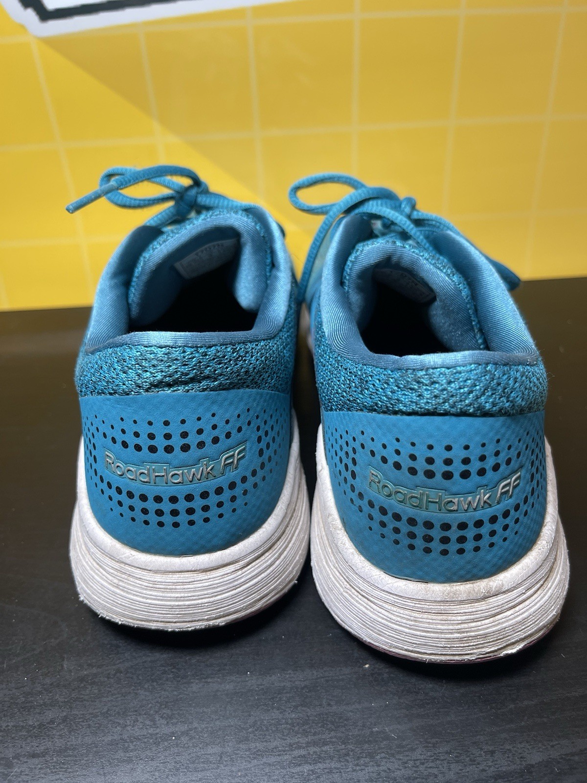 Asics Shoes Womens 9 Road Hawk Ff Running Sneakers Blue Lace Up Low Top T7D7N