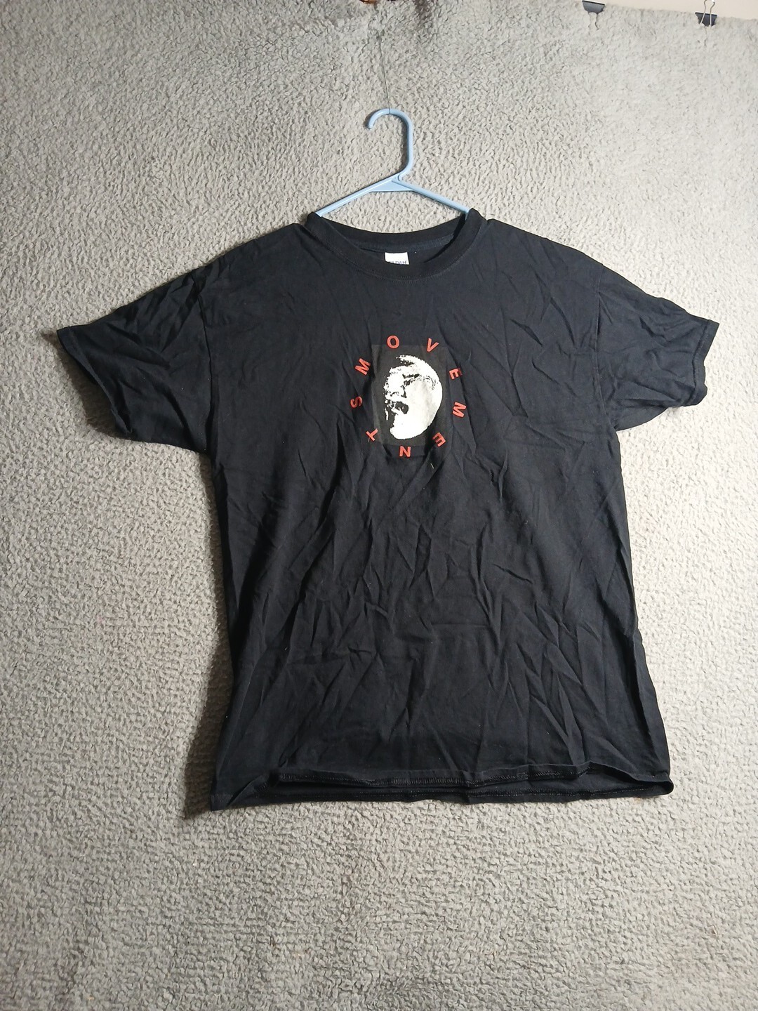 Men’s Tee Cotton Short Sleeve Crew Neck Plain T-Shirt Drowning In The Dark
