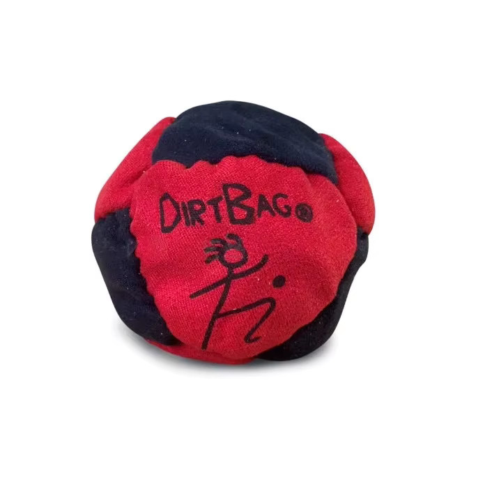 Dirtbag Classic Footbag Hacky Sack 3-Pack with Carry Pouch,Sand-Filled 8-Panel S