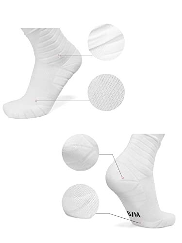 Football Socks ,White Soccer Socks, For Men Women Football Accessories, Medium